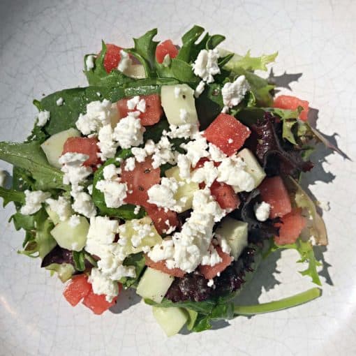 Oliva! EVOO Olive Oils and Balsamics Spicy Watermelon Salad