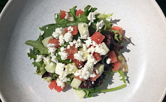 Oliva! EVOO Olive Oils and Balsamics Spicy Watermelon Salad