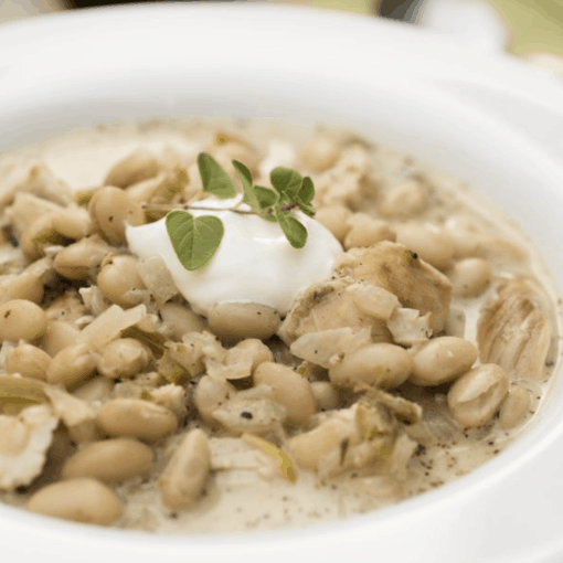 Oliva! EVOO White Chicken Chili
